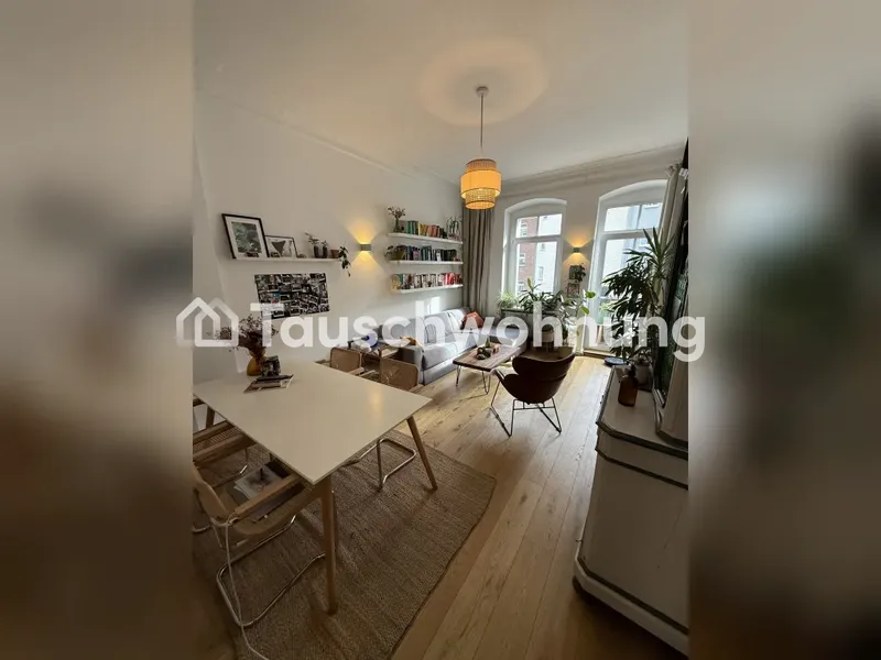 Tauschwohnung: 3-Zimmer-Altbauwohnung in Oberschöneweide (Suche ab 5 Zi) — photo 1